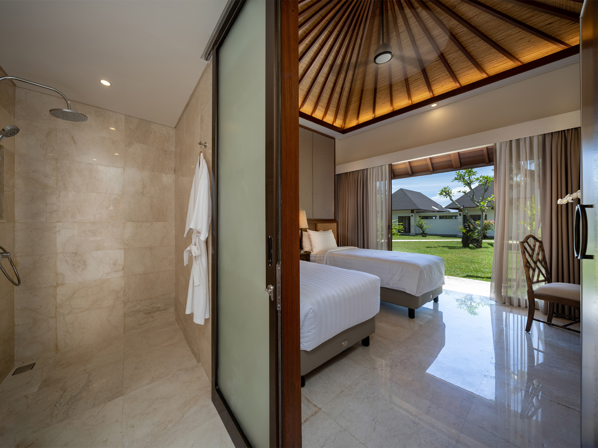 Villa Kailasha - Twin guest bedroom - Villa Kailasha, Tabanan, Bali